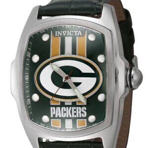 Invicta NFL Green Bay Packers Men's 47mm Watch Green w/ 2 bonus team color